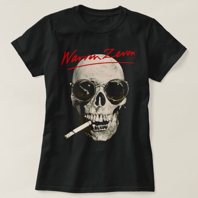 Retro Warren Art Zevon Phantastisch für Filmfans T-Shirt (Design vorne)