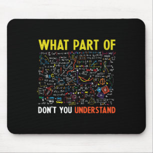 Retro Was Verstehst Du Nicht Lustige Mathematik Mousepad
