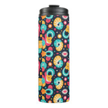 Retro-Wasserflasche, isoliert