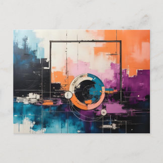 Retro Wave Design 04 - Carte postale