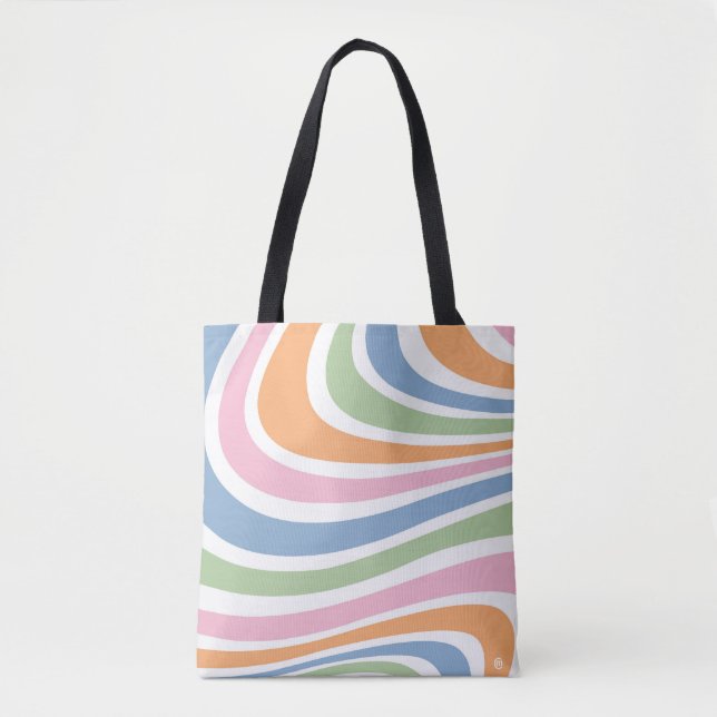 Retro-Wave-Design Tasche (Vorderseite)
