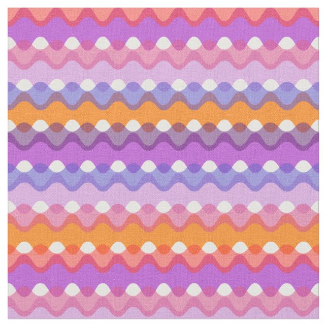 Retro Waves Stoff (Nahaufnahme)