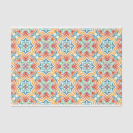 Retro Wavy Abstrakt Pattern Decoupage Seidenpapier