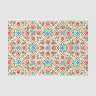 Retro Wavy Abstrakt Pattern Decoupage Seidenpapier