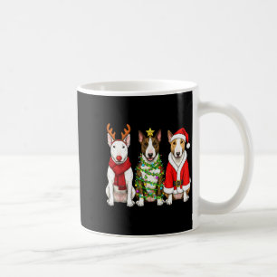 Retro-Weihnachten Bull Terrier Weihnachtsmann Rent Kaffeetasse
