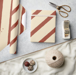 Retro-Weihnachten geometrisches Muster Geschenkpapier