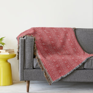 Retro-Weihnachten gestrickte Pullover Muster Urlau Decke