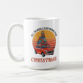 Retro Weihnachten Kaffeetasse