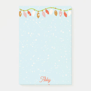 Retro-Weihnachten Post-it Klebezettel