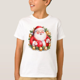 Retro Weihnachten Santa Claus Frohe Weihnachten Sa T-Shirt