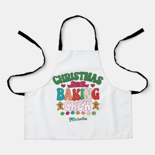 Retro-Weihnachts-Back-Crew-Kids Schürze