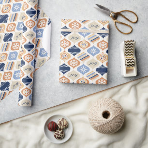 Retro Weihnachts Luxus Geschenkpapier