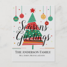 Retro Weihnachtsbaum individuell anpassbar