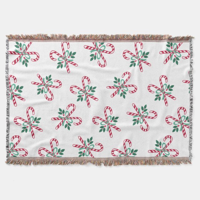 Retro Weihnachtscreme Decke (Vorderseite)