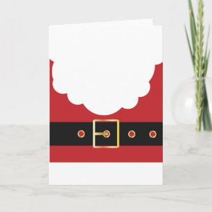 retro weihnachtsmann feiertagskarte