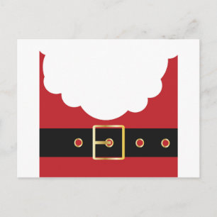 Retro Weihnachtsmann Feiertagspostkarte