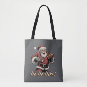 Retro-Weihnachtsmann-Fußballspieler Ho Ho Hike Wei Tasche