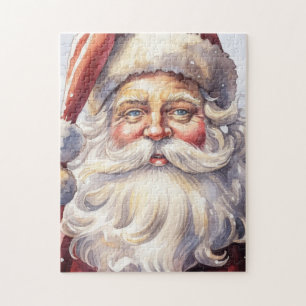 Retro Weihnachtsmann mit roter Mütze Weihnachten