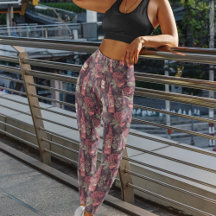 Retro-Wein- und Trauben-Leggings – Cool