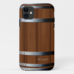 Retro-Weinfass aus Holz Case-Mate iPhone Hülle