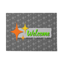 Retro Welcome Doormat