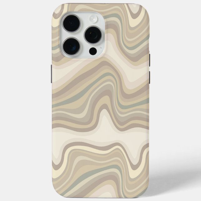 Retro-Welle neutral Case-Mate iPhone Hülle (Rückseite)