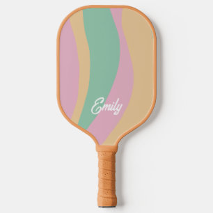 Retro-Wellenmuster-Pickleball-Schläger Pickleball Schläger