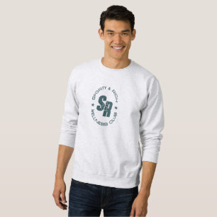 Retro Wellness Club Sportliche Mode   Männer Sweatshirt