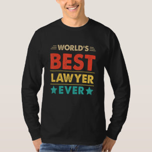 Retro Weltbester Anwalt Aller Zeiten T-Shirt
