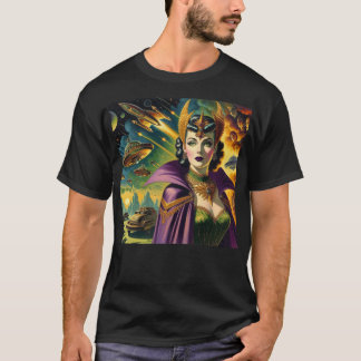 Retro Weltraumkommandant T-Shirt