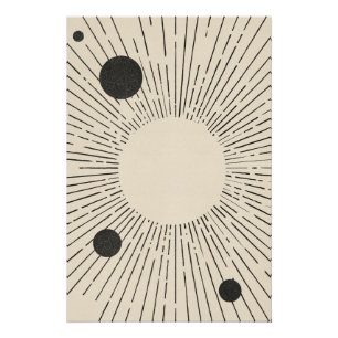 Retro Weltraumkunst Poster