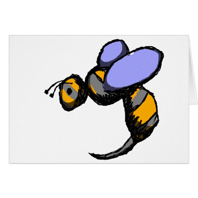 Retro Wespe (Vorderseite (Horizontal))