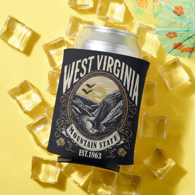 Retro West Virginia Dosenkühler (In Situ Sommer)