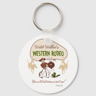 Retro 'Western Rodeo' Schlüsselanhänger