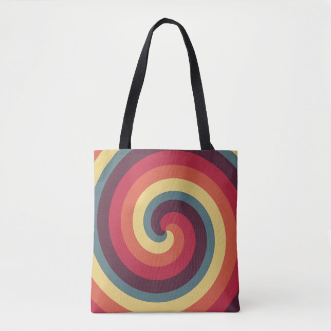 Retro Whirl Tasche (Vorderseite)