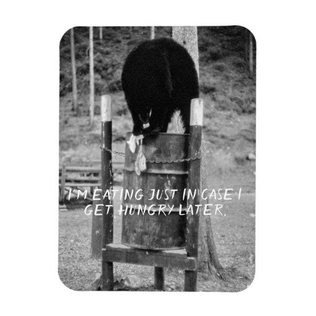 Retro Wild Black Bar Müllhalde Müllhalde Magnet (Vertikal)
