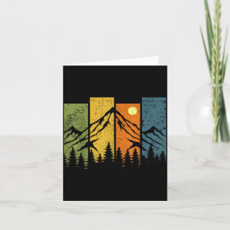 Retro-Wildtier-Wald-Natur-Bäume-im-Freien Karte
