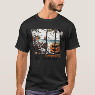 Retro Willkommen bei Summerween Chillin und Thrill T-Shirt