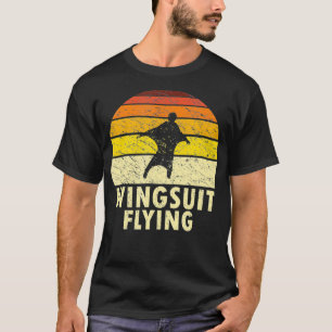 Retro Wingsuit-Fliegen Wingsuiting Gleiter Fallsc T-Shirt