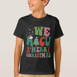 Retro wir Micu ein frohes Weihnachten medizinische T-Shirt