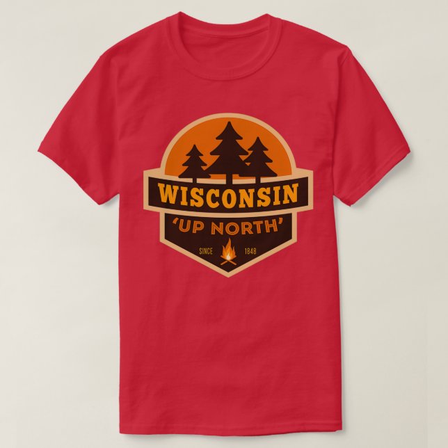 Rétro Wisconsin Haut Nord (Design devant)