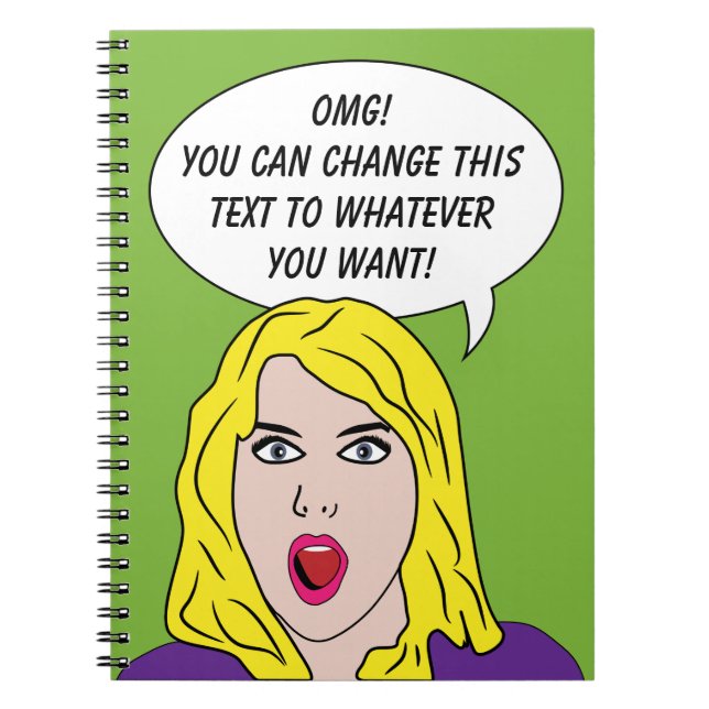 RETRO WOMAN avec VOTRE carnet personnalisé TEXTE (Devant)