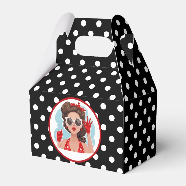 Retro Woman Gevor Box Geschenkschachtel (Vorderseite)