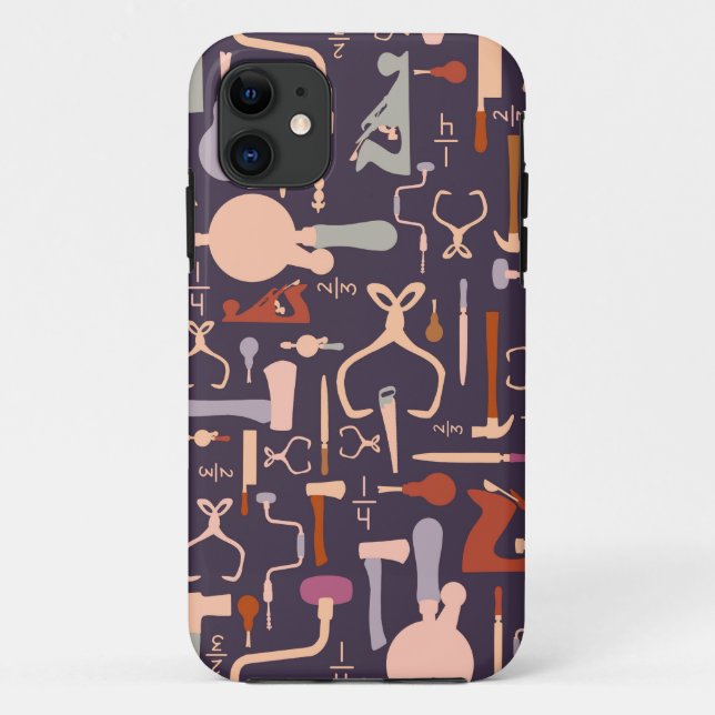 Retro Woodworking Phone Case für Carpenter (Rückseite)