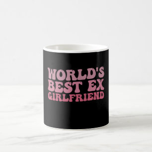 Retro World's Best Ex Girlfriend Groovy Kaffeetasse