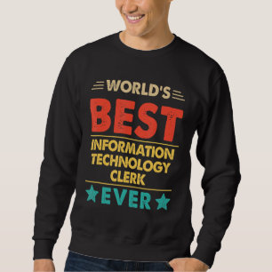 Retro World's bester IT-Berater Ev Sweatshirt
