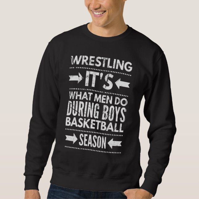 Retro Wrestling Shirt Kostümwrestler Real Mens (Vorderseite)
