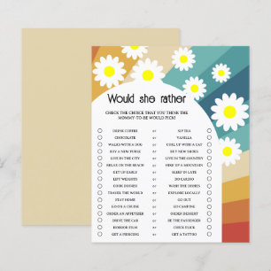 Retro - Würde sie eher Baby Duschspiel