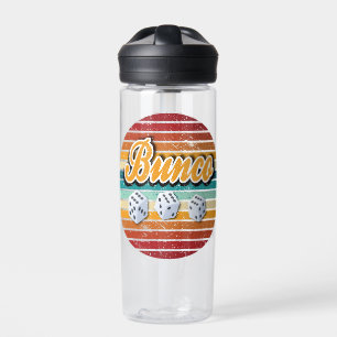 Retro-Würfel-Bunco Trinkflasche