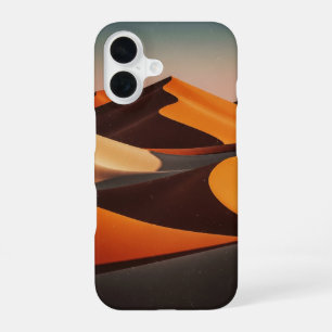 Retro-Wüstengeometrie iPhone 16 Hülle